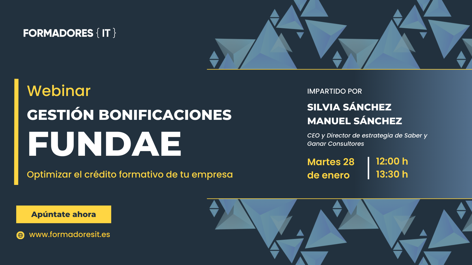 Webinar Gestión Bonificaciones FUNDAE