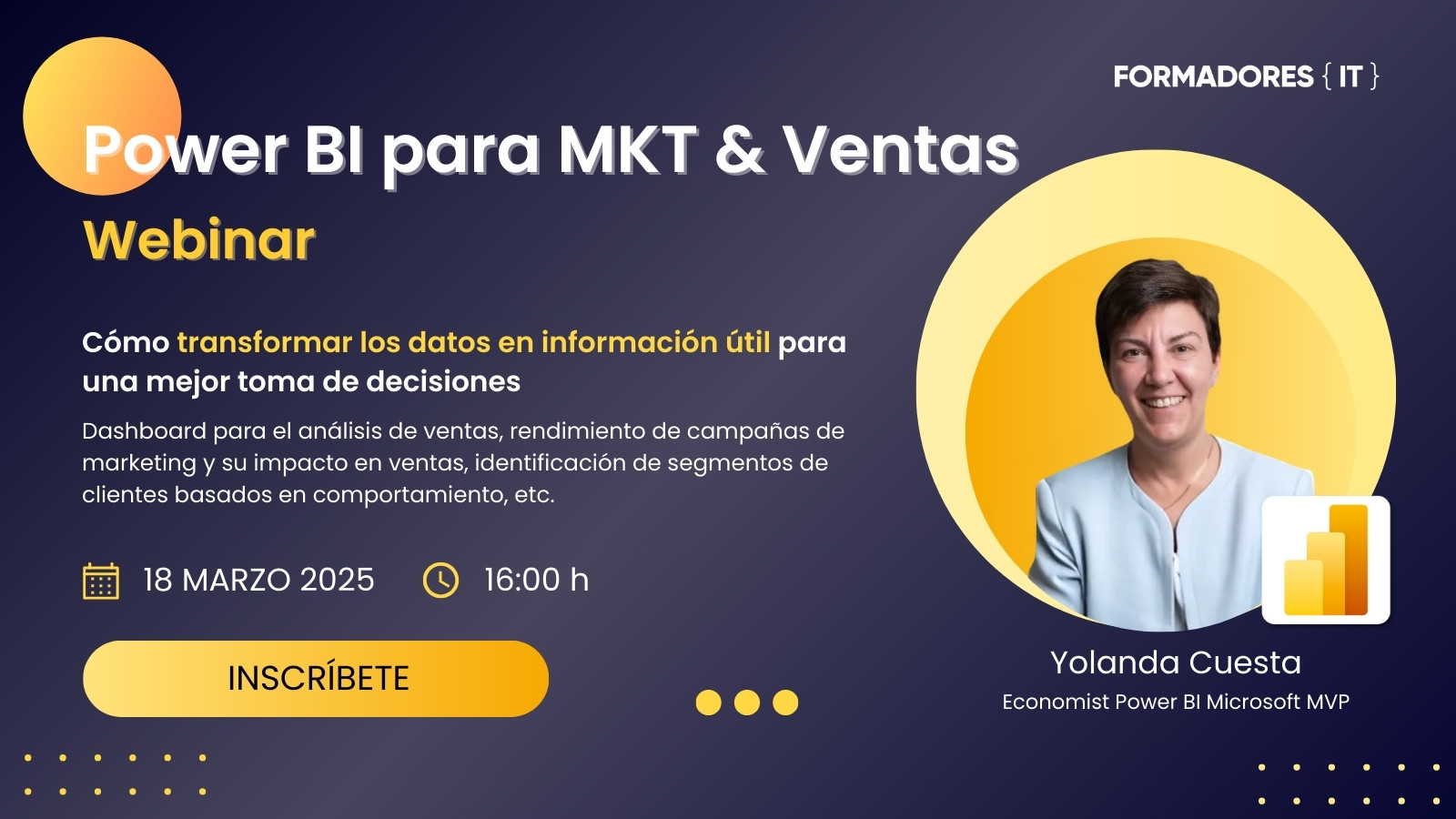 Webinar Power BI para Dptos. MKT y Ventas