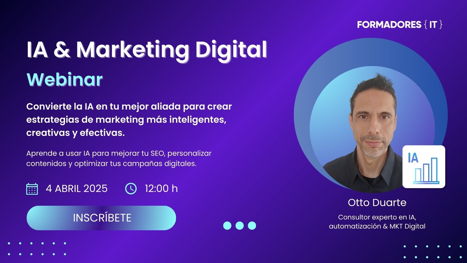 Webinar Inteligencia Artificial Aplicada al Marketing Digital