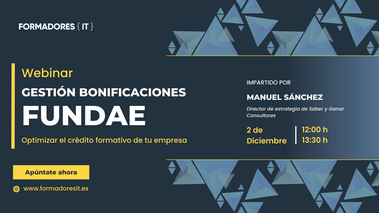 Webinar Gestión de Bonificaciones FUNDAE
