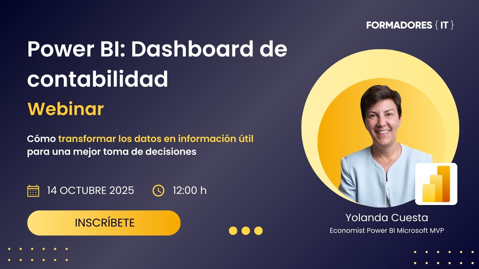 Webinar Power BI: Dashboard de contabilidad